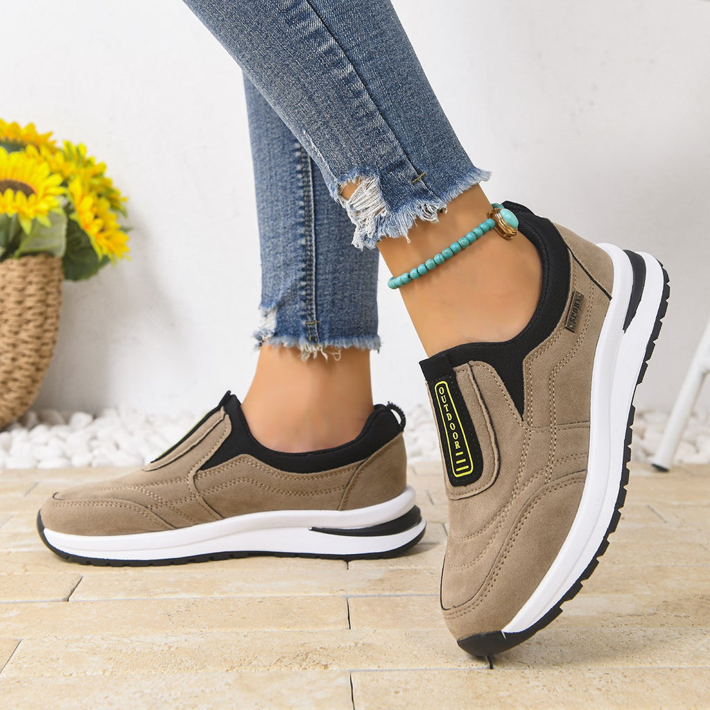 Women’s Casual Plus-Size Slip-On Running Shoes