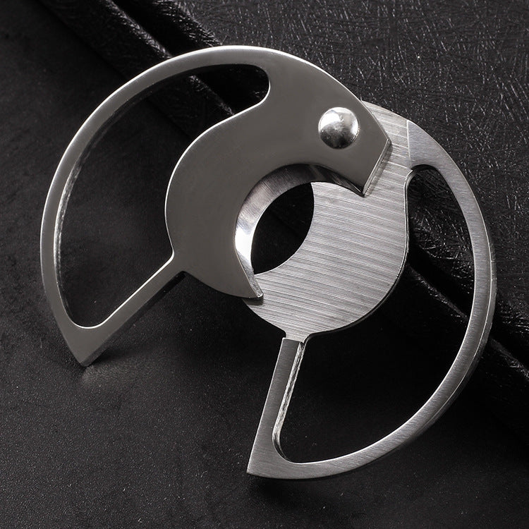 Cigar Scissors Double-Edged Round Cigar Cutter