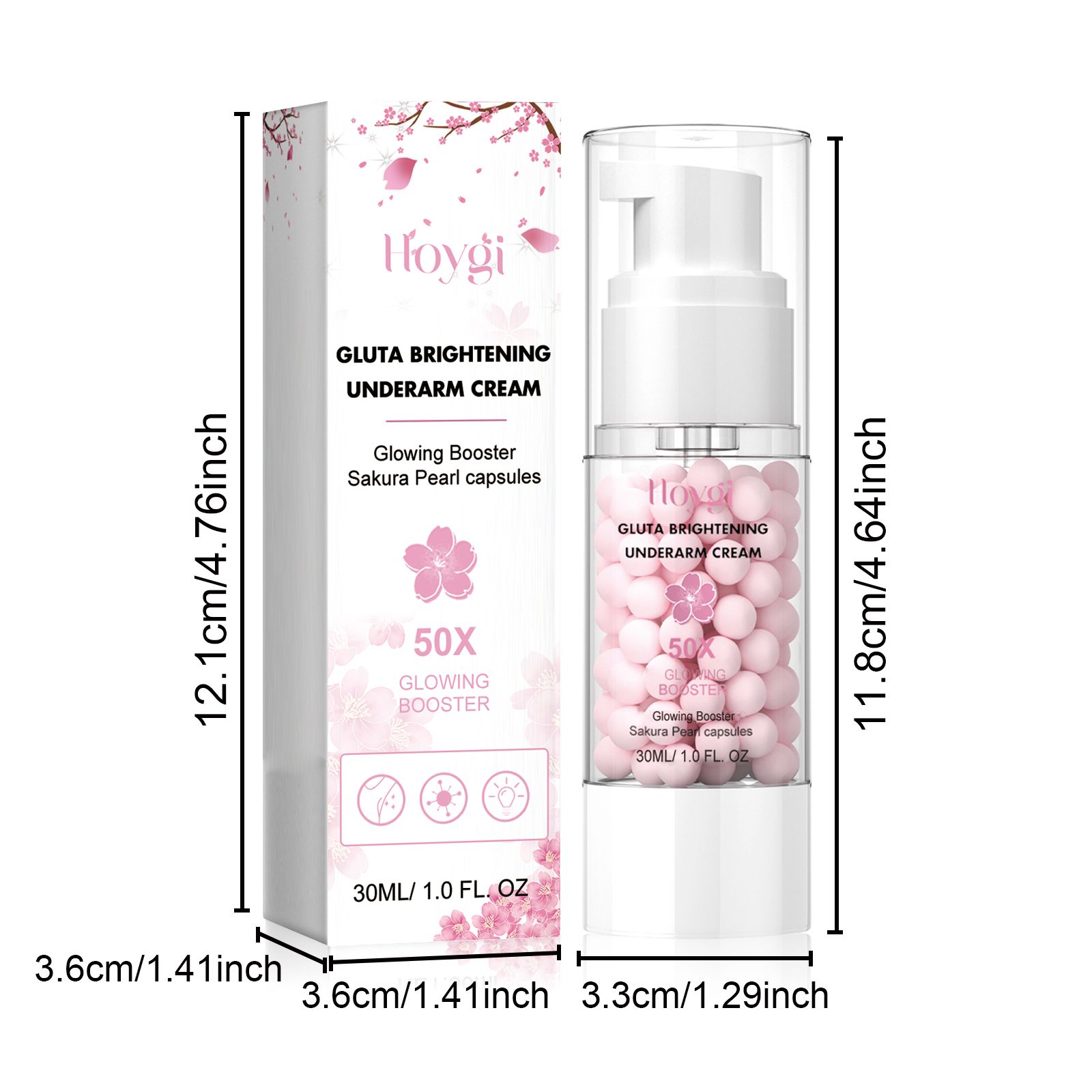 Hoygi Brightening Underarm Cream – Dark Spot Corrector for Armpits
