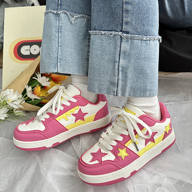Summer Retro Five-Pointed Star Sports Shoes