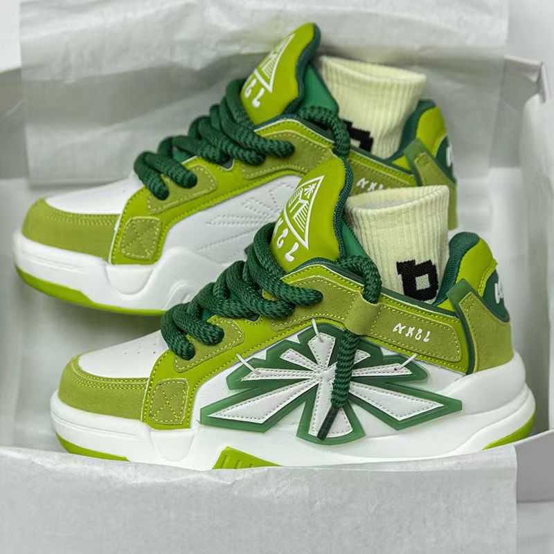 Niche Bread Korean Style Thick-Soled Heightened Daddy Shoes