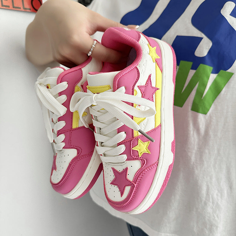 Summer Retro Five-Pointed Star Sports Shoes