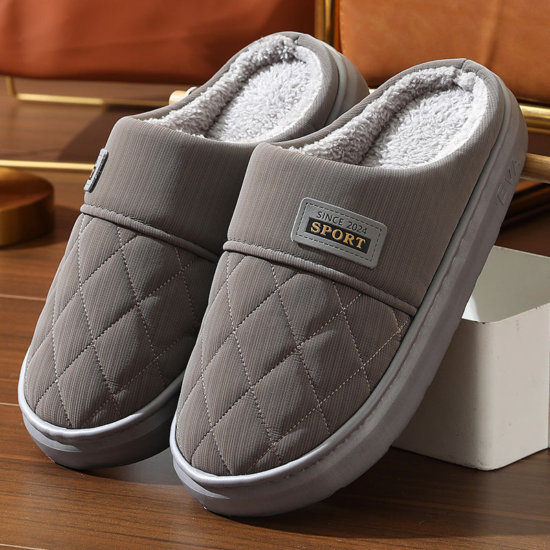 men winter slippers, plush home slippers, indoor house shoes, non slip slippers, warm bedroom slippers, men cozy shoes, winter house footwear, casual indoor slippers, soft floor slippers, comfortable men slippers, anti slip home shoes, men loungewear slippers