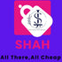Wolman Wolmans logo with 'SHAH' and 'All There, All Cheap' text on a pink and purple background