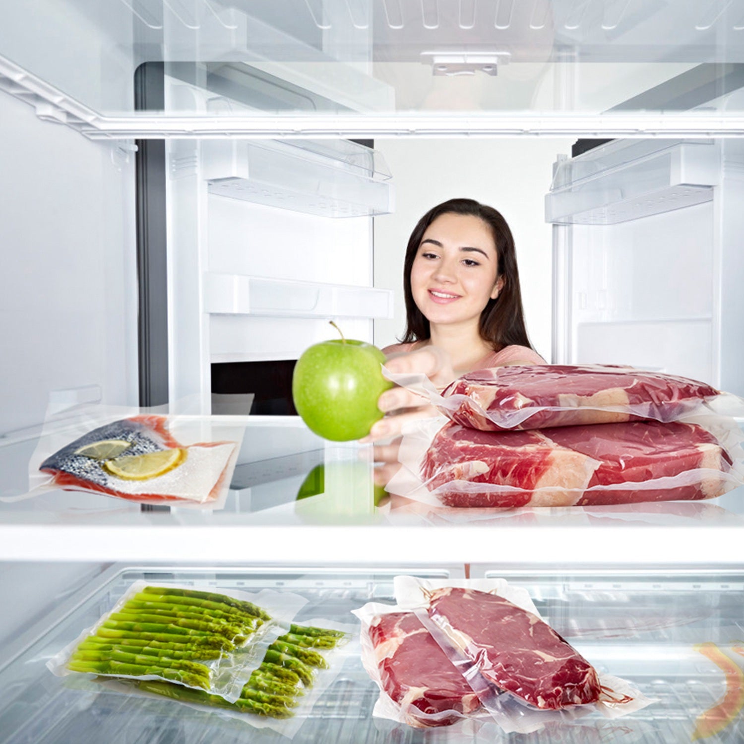 Food Sealing System for Dry & Moist Food, Household Kitchen Vacuum Sealer