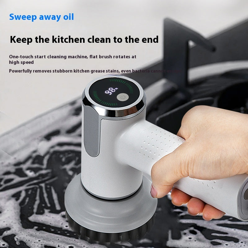 Wireless Waterproof Kitchen Sink & Pot Scrubber Tool
