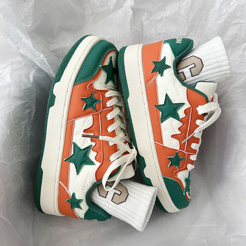 Summer Retro Five-Pointed Star Sports Shoes