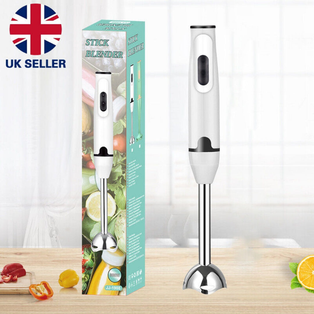 electric hand blender stick blender for curry, soup, puree and smoothie preparation