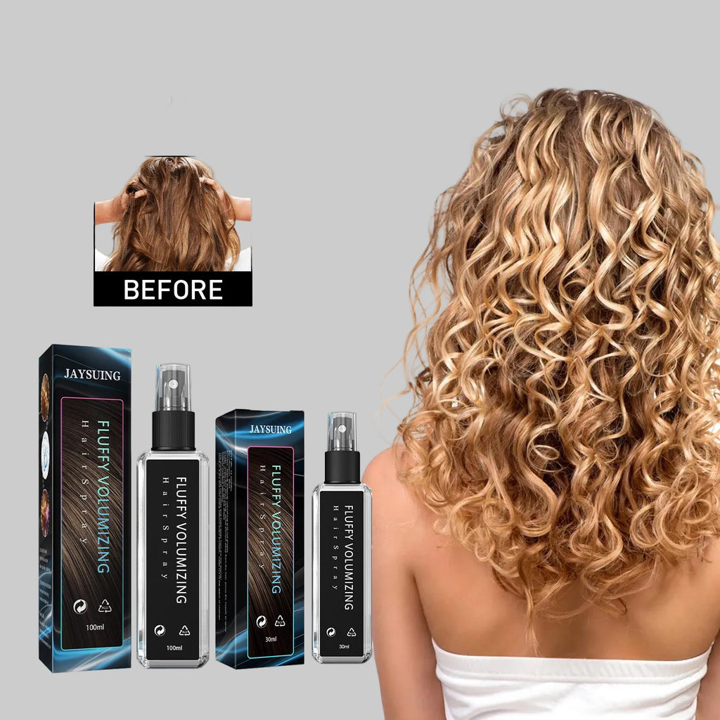 Hair setting spray with niacinamide, purslane extract and acetyl glucosamine for thicker and fuller hair