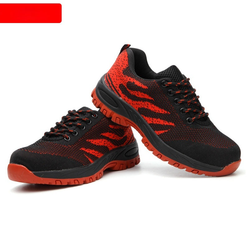 Women’s casual wear-resistant work shoes with puncture-resistant soles and slip-resistant design